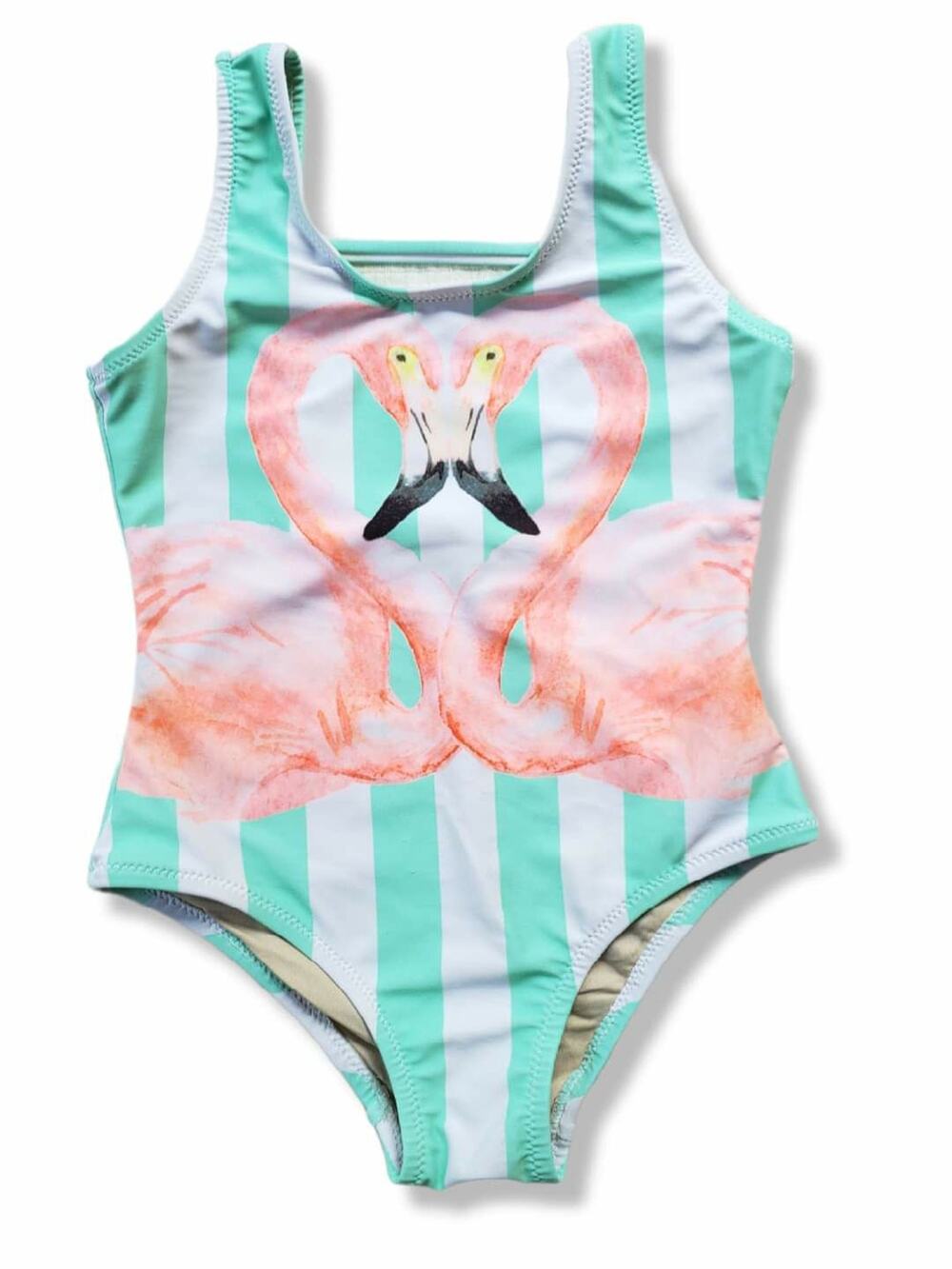 2T Shade Critters Toddler Girl Flamingo Swimsuit One Piece